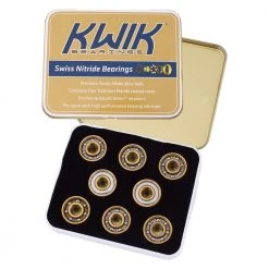 Quad Parts Riedell KwiK Swiss Nitride Skate Bearings (Set Of 16)