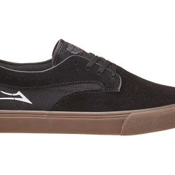 MEN Lakai Shoes Riley Hawk - Black/Gum Suede