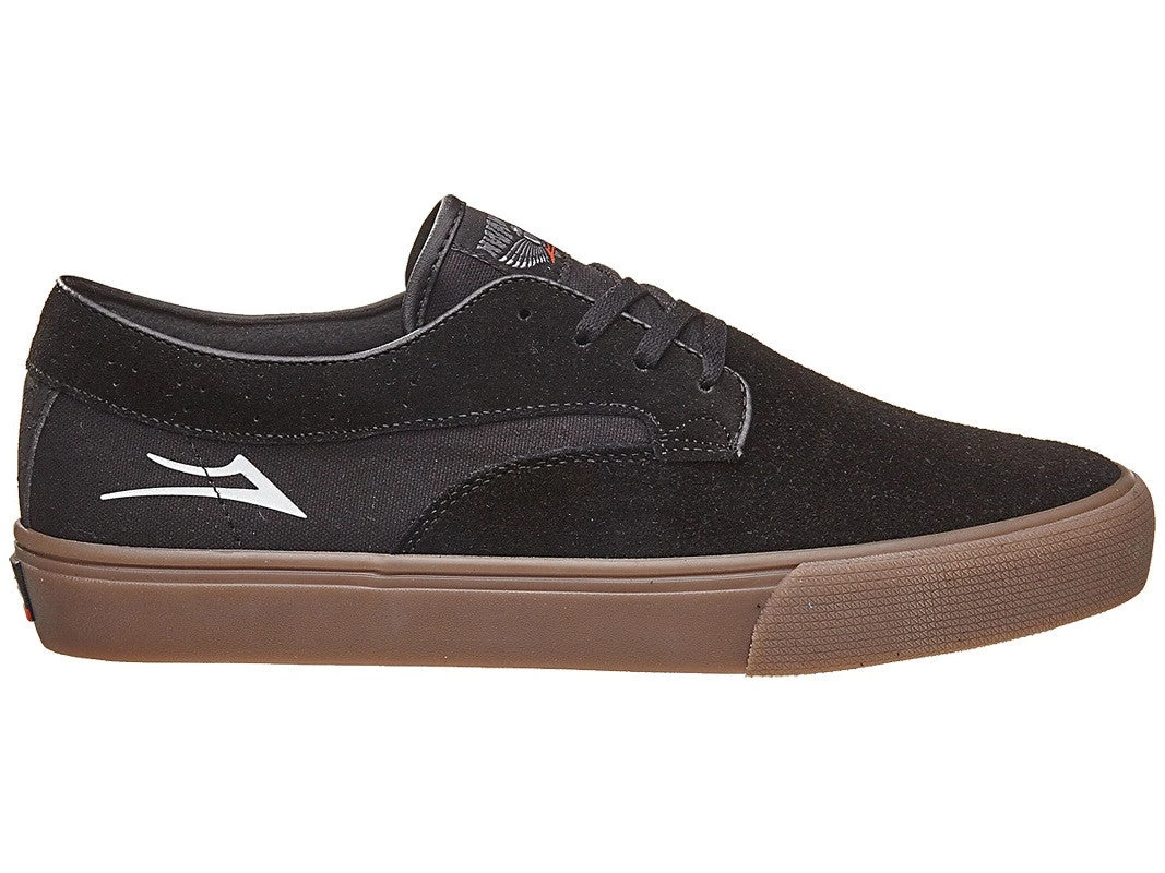 MEN Lakai Shoes Riley Hawk - Black/Gum Suede 3 MEN Lakai Shoes Riley Hawk - Black/Gum Suede