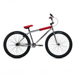BMX Bikes DK Legend Retro Cruiser 26" Complete BMX Bike - Chrome/Red