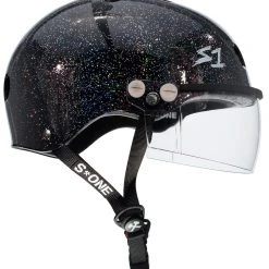 PROTECTIVE GEARS S1 Lifer Visor Gen 2 Helmet - Black Gloss Glitter