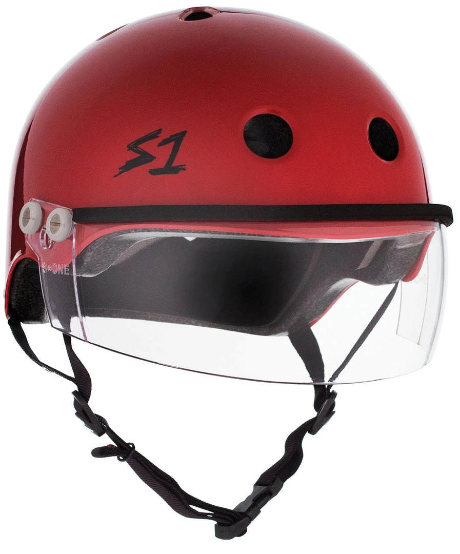 S1 Lifer Visor Gen 2 Helmet - Blood Red Gloss PROTECTIVE GEARS 3 S1 Lifer Visor Gen 2 Helmet - Blood Red Gloss PROTECTIVE GEARS