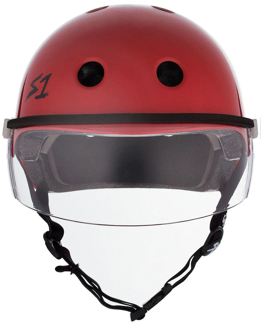S1 Lifer Visor Gen 2 Helmet - Blood Red Gloss PROTECTIVE GEARS 5 S1 Lifer Visor Gen 2 Helmet - Blood Red Gloss PROTECTIVE GEARS