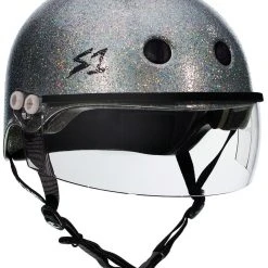 PROTECTIVE GEARS S1 Lifer Visor Gen 2 Helmet - Silver Gloss Glitter