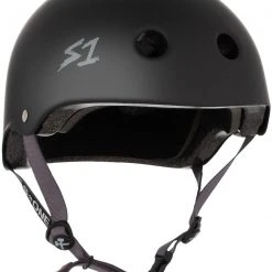 S1 Lifer Helmet - Black Matte/Grey Straps PROTECTIVE GEARS