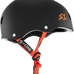 S1 Lifer Helmet - Black Matte/Orange Straps 8 S1 Lifer Helmet - Black Matte/Orange Straps
