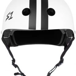S1 Lifer Helmet - White Gloss/Black Stripes PROTECTIVE GEARS 8 S1 Lifer Helmet - White Gloss/Black Stripes PROTECTIVE GEARS