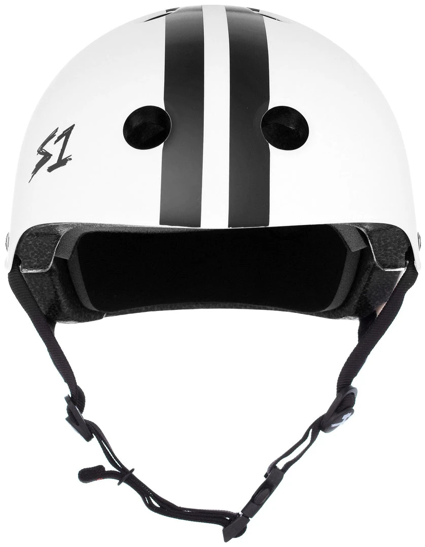 S1 Lifer Helmet - White Gloss/Black Stripes PROTECTIVE GEARS 5 S1 Lifer Helmet - White Gloss/Black Stripes PROTECTIVE GEARS
