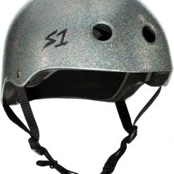 S1 Lifer Helmet - Silver Gloss Glitter PROTECTIVE GEARS