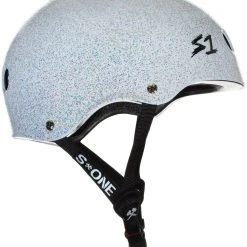 PROTECTIVE GEARS S1 Lifer Helmet - White Gloss Glitter