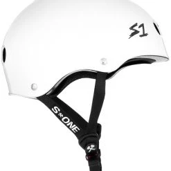 S1 Lifer Helmet - White Gloss/Checkers