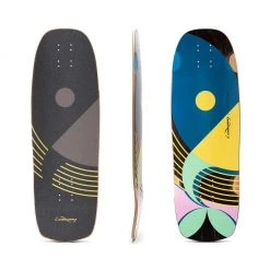 Loaded Ballona Willy Longboard Deck - Bright Blue/Yellow Decks