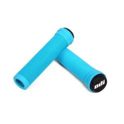 ODI Grips ODI Longneck Soft Flangeless Grips - Aqua