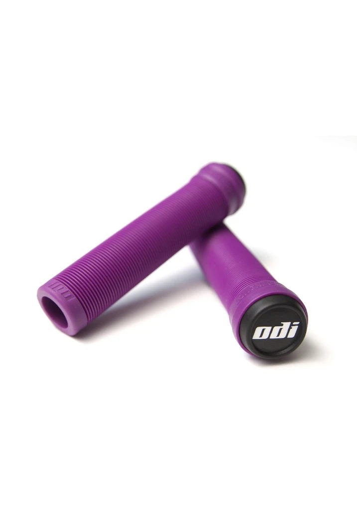 ODI Grips ODI Longneck Soft Flangeless Grips - Purple 3 ODI Grips ODI Longneck Soft Flangeless Grips - Purple