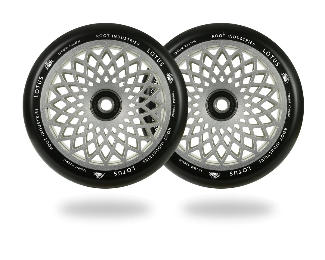 Root Industries 120mm X 30mm Lotus Wheels - Raw (Pair) 3 Root Industries 120mm X 30mm Lotus Wheels - Raw (Pair)