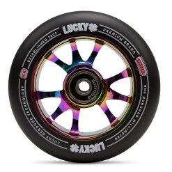 Lucky Scooters Wheels Lucky Scooter Wheel 2016 Toaster 100mm - NeoChrome/Black (Pair)