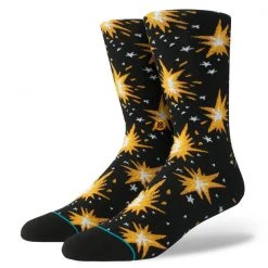 Stance Firecracker Crew Socks - Black