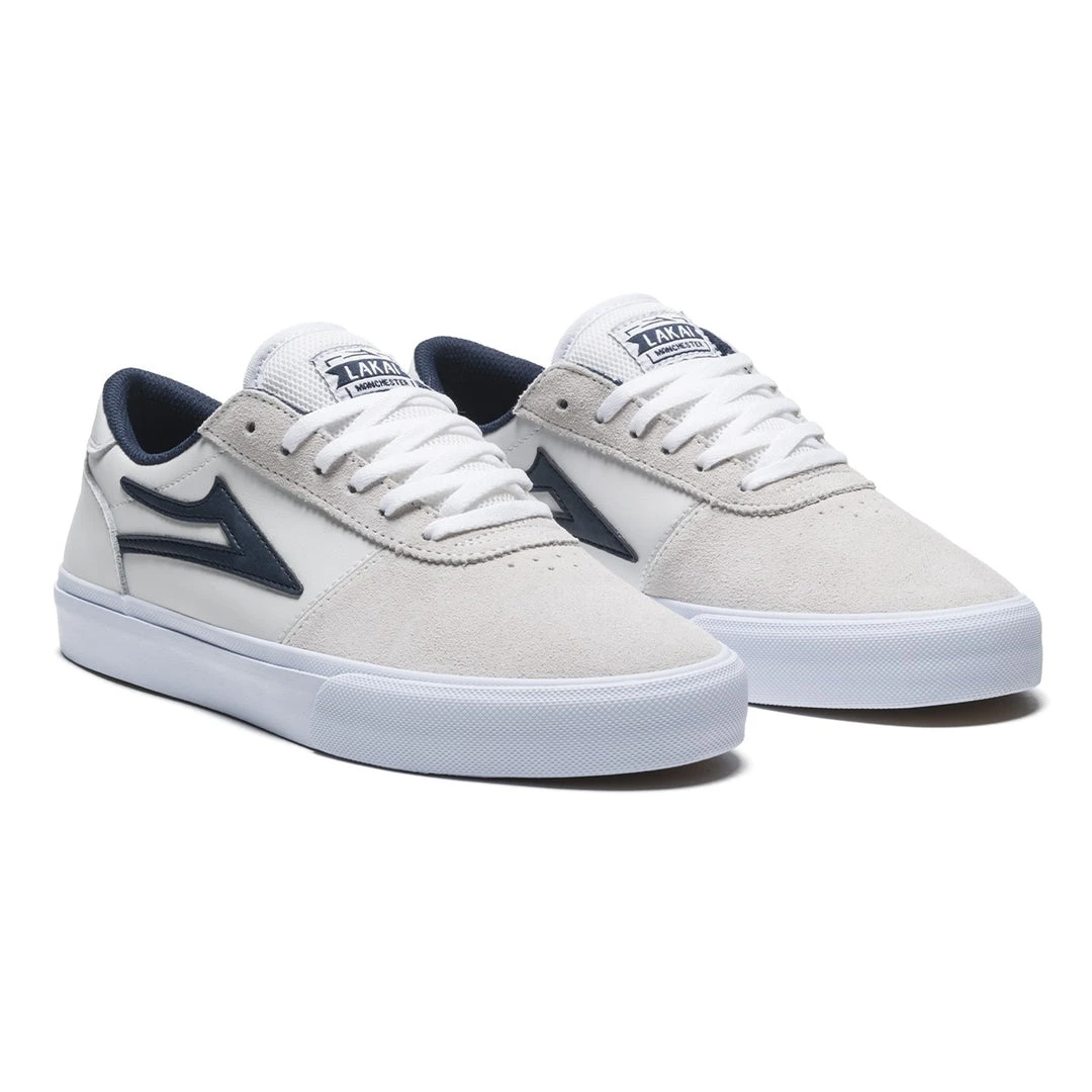 Lakai Shoes Manchester - White/Navy Suede 5 Lakai Shoes Manchester - White/Navy Suede
