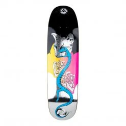 Welcome Skateboards Decks Welcome Chris Miller Left Eye On Catblood 2.0 Deck 8.75" - Black/Silver Foil