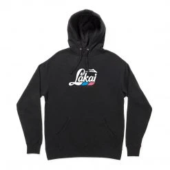 MEN Lakai Sweatshirts Motorworks Pullover Hoodie - Black