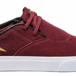 MEN Lakai Shoes Riley 2 - Burgundy Suede