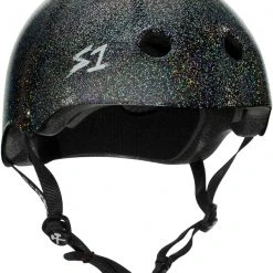S1 Mega Lifer Helmet - Black Gloss Glitter