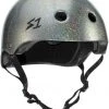 S1 Mega Lifer Helmet - Silver Gloss Glitter