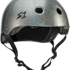 S1 Mega Lifer Helmet - Silver Gloss Glitter