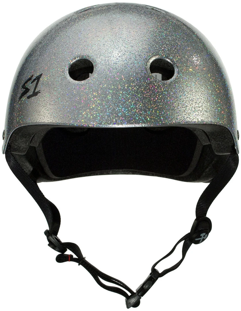 S1 Mega Lifer Helmet - Silver Gloss Glitter 5 S1 Mega Lifer Helmet - Silver Gloss Glitter