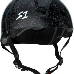 S1 Mini Lifer Helmet - Black Gloss Glitter PROTECTIVE GEARS