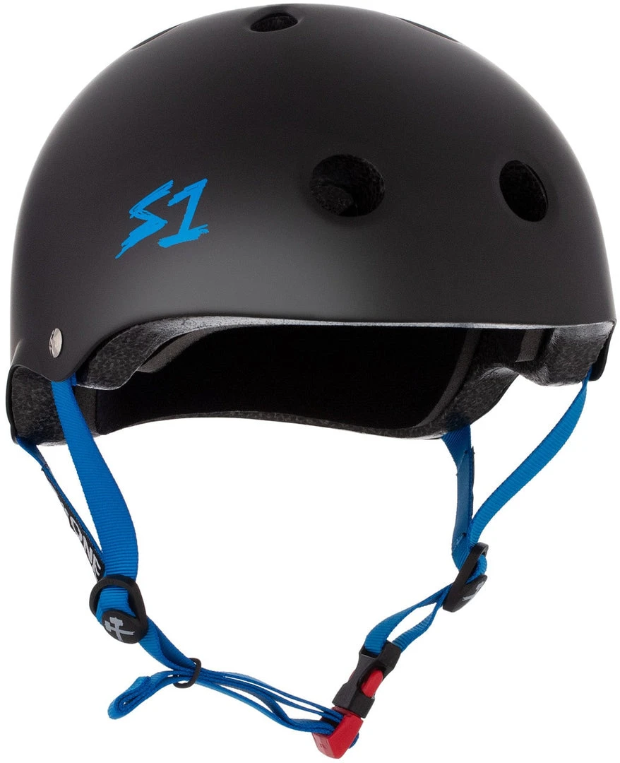 S1 Mini Lifer Helmet - Black Matte/Cyan Straps PROTECTIVE GEARS 3 S1 Mini Lifer Helmet - Black Matte/Cyan Straps PROTECTIVE GEARS