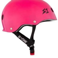 PROTECTIVE GEARS S1 Mini Lifer Helmet - Hot Pink Gloss