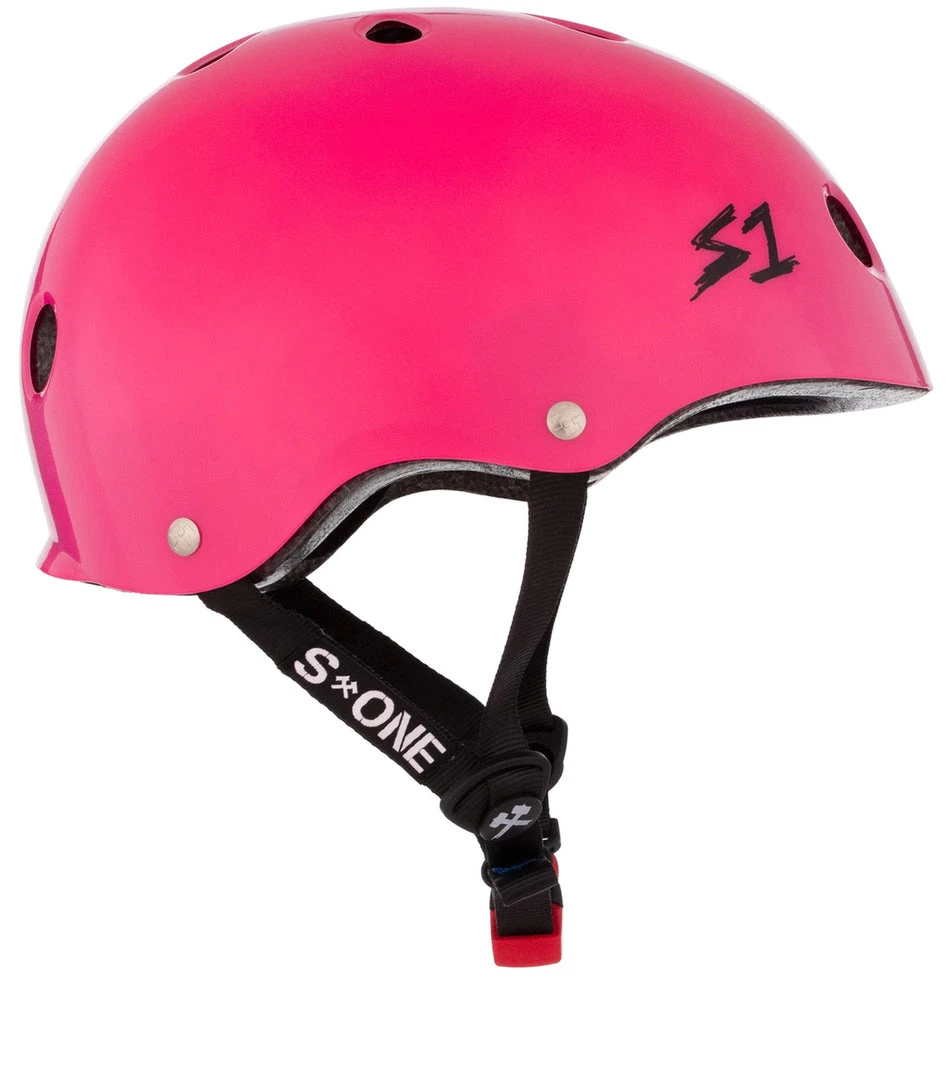 PROTECTIVE GEARS S1 Mini Lifer Helmet - Hot Pink Gloss 4 PROTECTIVE GEARS S1 Mini Lifer Helmet - Hot Pink Gloss