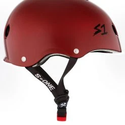 S1 Mini Lifer Helmet - Blood Red Gloss PROTECTIVE GEARS