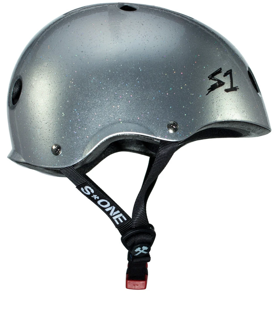 PROTECTIVE GEARS S1 Mini Lifer Helmet - Silver Gloss Glitter PROTECTIVE GEARS S1 Mini Lifer Helmet - Silver Gloss Glitter