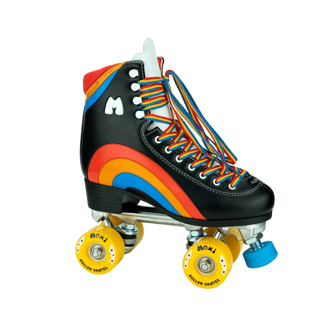 Moxi Rainbow Rider Quad Roller Skate Medium - Asphalt Black Quad Complete Skates 3 Moxi Rainbow Rider Quad Roller Skate Medium - Asphalt Black Quad Complete Skates