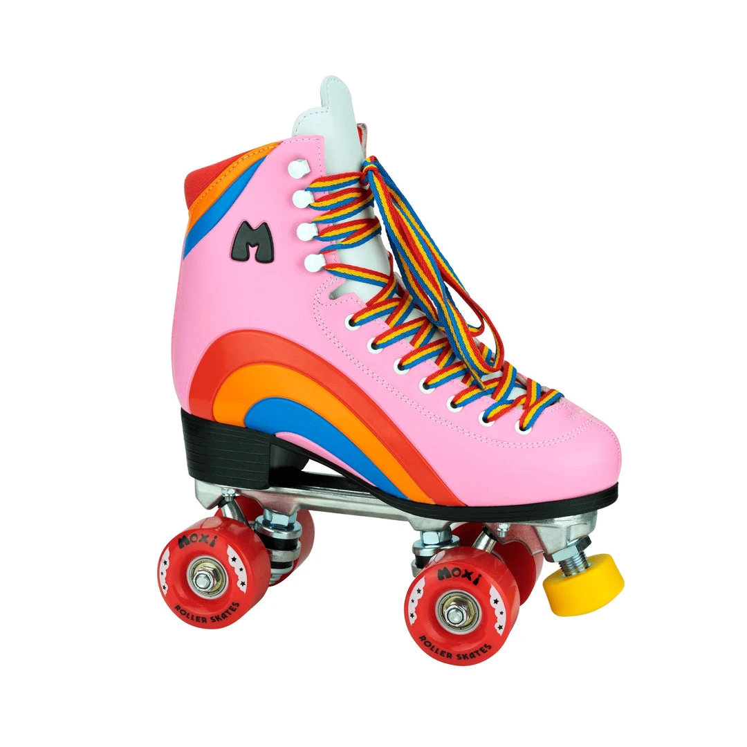 Quad Complete Skates Moxi Rainbow Rider Quad Roller Skate Medium - Pink Heart 3 Quad Complete Skates Moxi Rainbow Rider Quad Roller Skate Medium - Pink Heart
