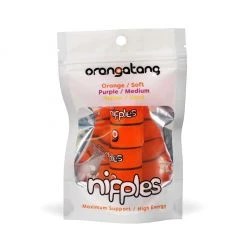 Orangatang Nipple Double Barrel Bushings Soft - Orange (Set) Bushings/Pivot Cups