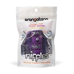Orangatang Nipple Double Barrel Bushings Medium - Purple (Set) Bushings/Pivot Cups
