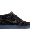 MEN Nike Shoes Lunar Stefan Janoski Mid Flash - Black/Black-Clear