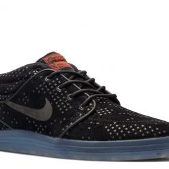 MEN Nike Shoes Lunar Stefan Janoski Mid Flash - Black/Black-Clear