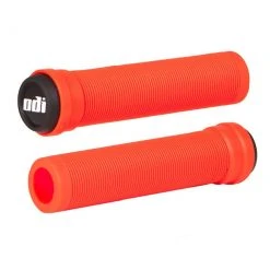 ODI Grips ODI Longneck Soft Flangeless Grips - Fire Red