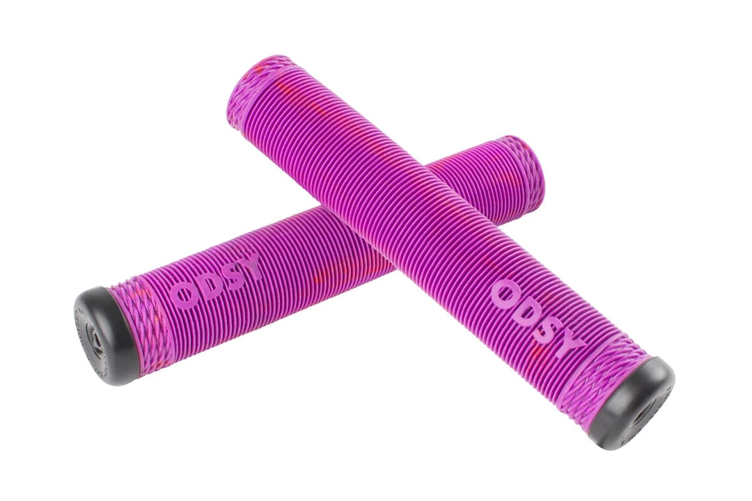 Grips Odyssey BMX Broc Raiford Grip 160mm - Purple/Bright Red Swirl Grips Odyssey BMX Broc Raiford Grip 160mm - Purple/Bright Red Swirl