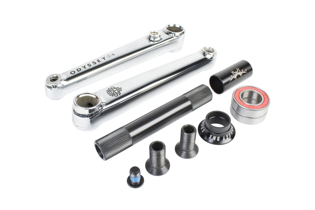 Odyssey BMX Calibur Cranks 165mm - Chrome Odyssey BMX Calibur Cranks 165mm - Chrome
