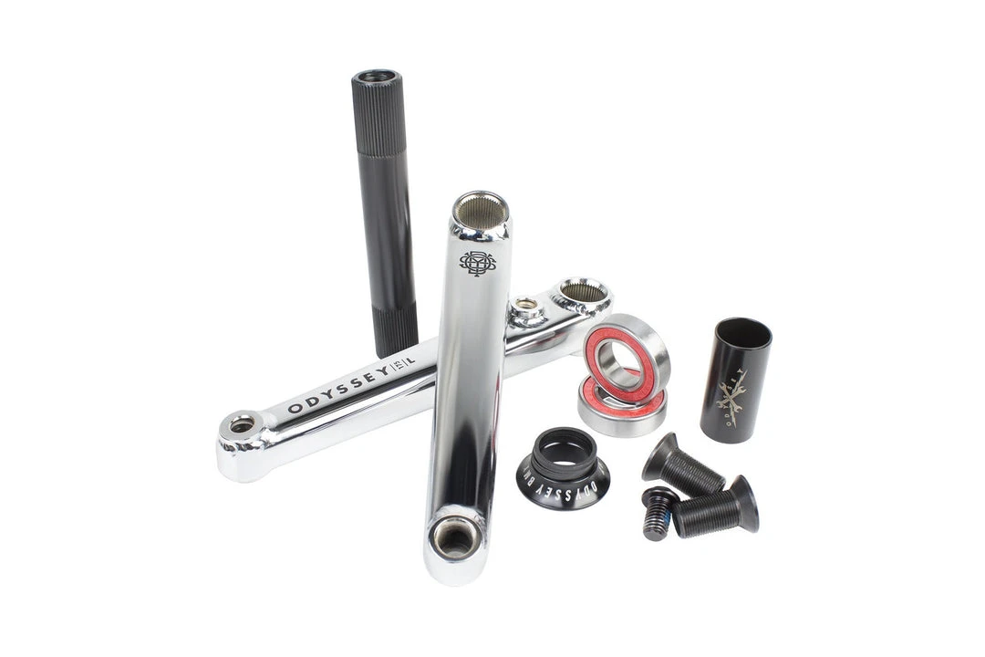 Odyssey BMX Calibur Cranks 165mm - Chrome Odyssey BMX Calibur Cranks 165mm - Chrome
