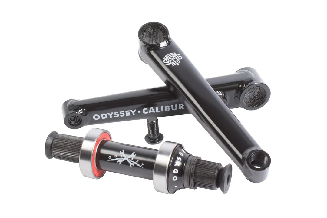 Odyssey BMX Calibur V2 Cranks 170mm - Rust Proof Black 4 Odyssey BMX Calibur V2 Cranks 170mm - Rust Proof Black