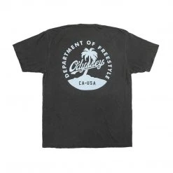 Odyssey BMX Coast Short Sleeve Tee - Pigment-Dyed Black