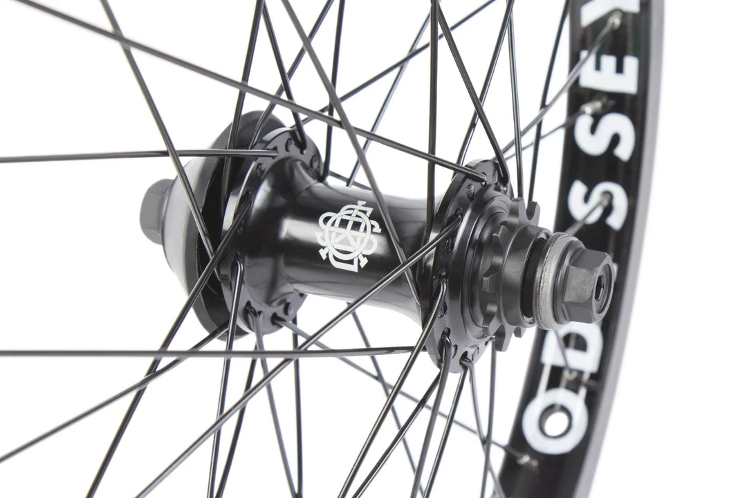 Wheels Odyssey BMX Hazard Lite Cassette Rear Wheel - Black Wheels Odyssey BMX Hazard Lite Cassette Rear Wheel - Black