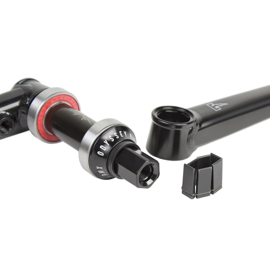 Odyssey BMX Thunderbolt+ Cranks 170mm RHD - Rust Proof Black 6 Odyssey BMX Thunderbolt+ Cranks 170mm RHD - Rust Proof Black