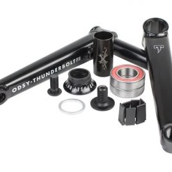 Odyssey BMX Thunderbolt+ Cranks 165mm RHD - Rust Proof Black